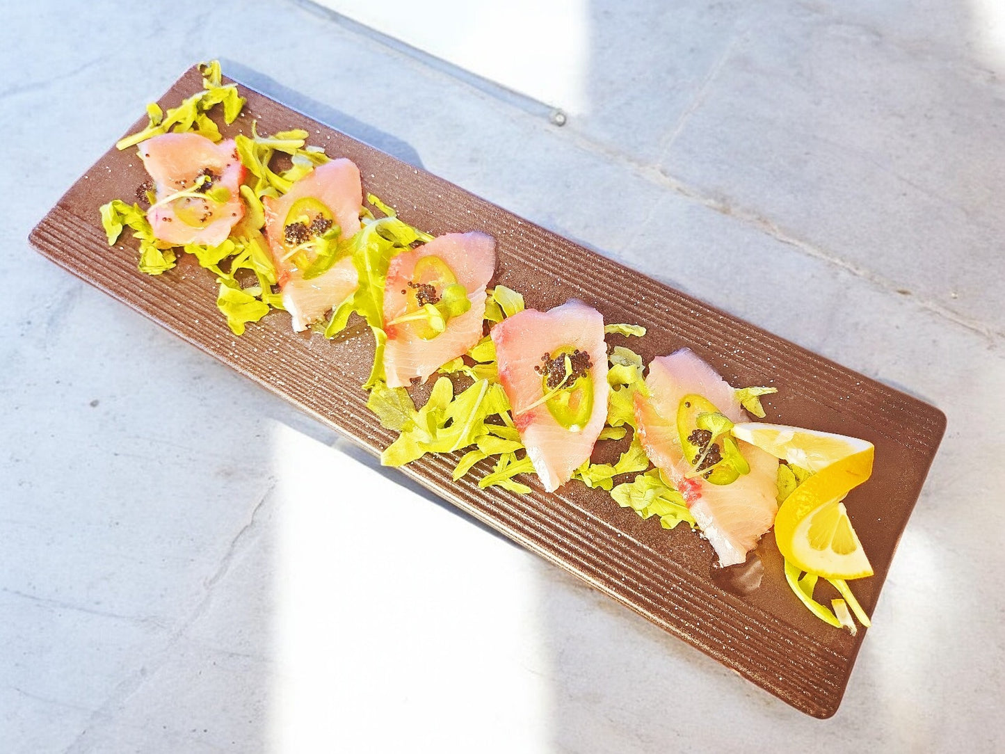 Hamachi Carpaccio